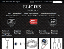 Tablet Screenshot of eligiusjewelers.com
